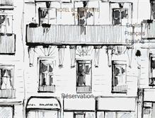 Tablet Screenshot of hotelbonaparte.fr